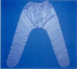 Vinyl Capri Pants - White