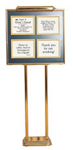 Four Listing Dual Pedestal Directory