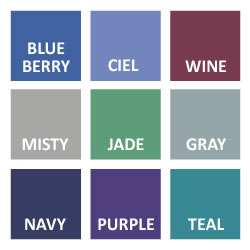 Scrub Shirts and Pants Color Swatches