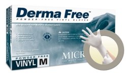 Microflex Derma Free Vinyl, Powder Free